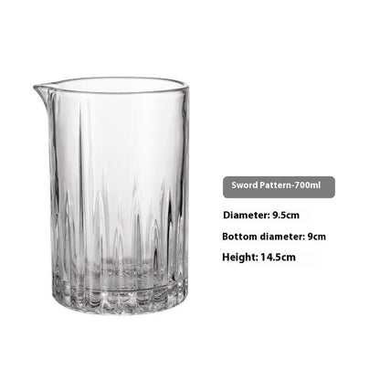 Thickening Crystal Cocktail Blender Bottle Utensils