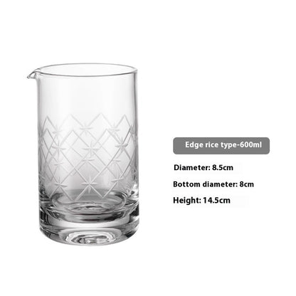 Thickening Crystal Cocktail Blender Bottle Utensils